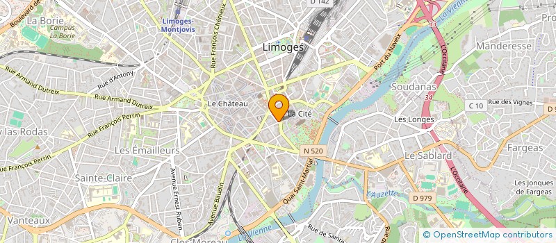 localisation de l'entreprise CMS JPS à LIMOGES