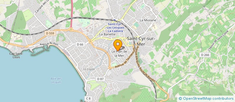 localisation de l'entreprise CMS OIKOS à SAINT-CYR-SUR-MER