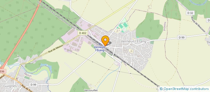 localisation de l'entreprise CMS RESTAURATION  VERNEUIL-L'ETANG