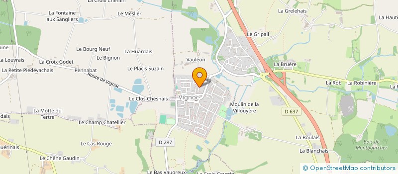 localisation de l'entreprise CMS RUN  VIGNOC