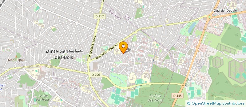 localisation de l'entreprise CMS TOITURE à CHANTELOUP-LES-VIGNES