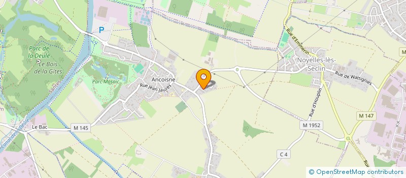 localisation de l'entreprise CMS TRANSPORTS  HOUPLIN-ANCOISNE