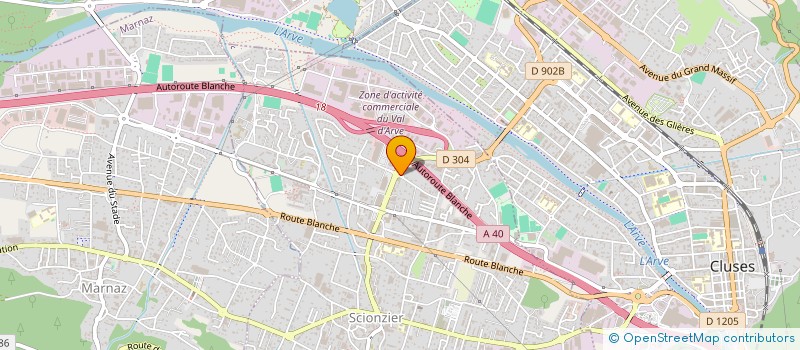 localisation de l'entreprise CMSD SCIONZIER à SCIONZIER