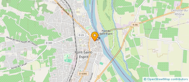 localisation de l'entreprise CMSE  PONT-SAINT-ESPRIT