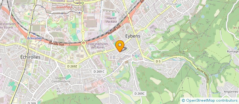 localisation de l'entreprise CMSG  EYBENS