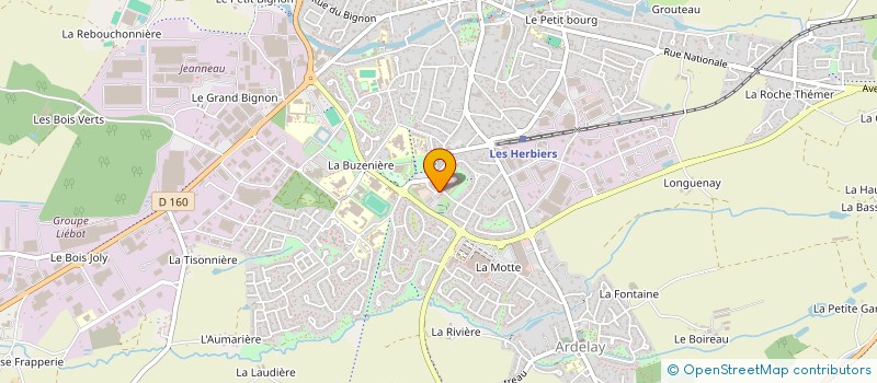 localisation de l'entreprise CMSI LES HERBIERS  LES HERBIERS