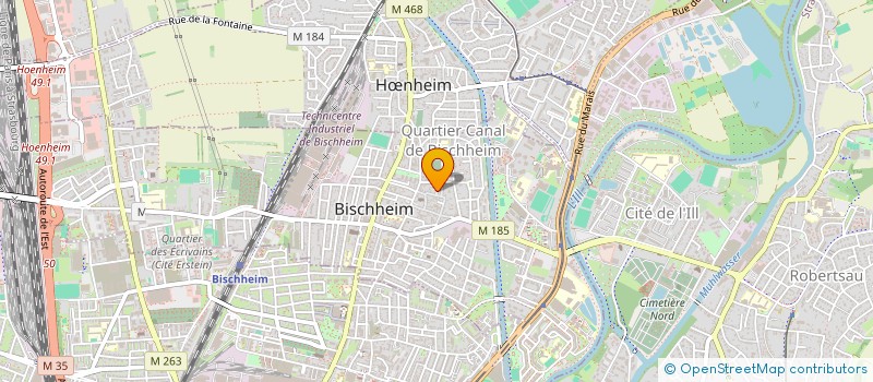 localisation de l'entreprise CMSS  BISCHHEIM