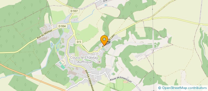 localisation de l'entreprise CMT 2  COUCY-LE-CHATEAU-AUFFRIQUE