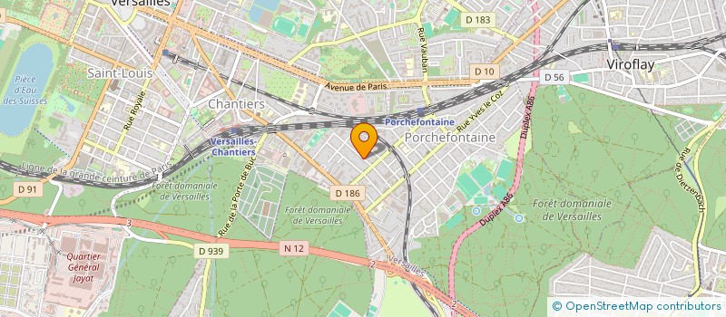 localisation de l'entreprise CMT à VERSAILLES