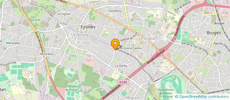 localisation de l'entreprise CMT  EYSINES