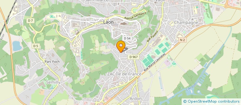 localisation de l'entreprise CMT à LAON