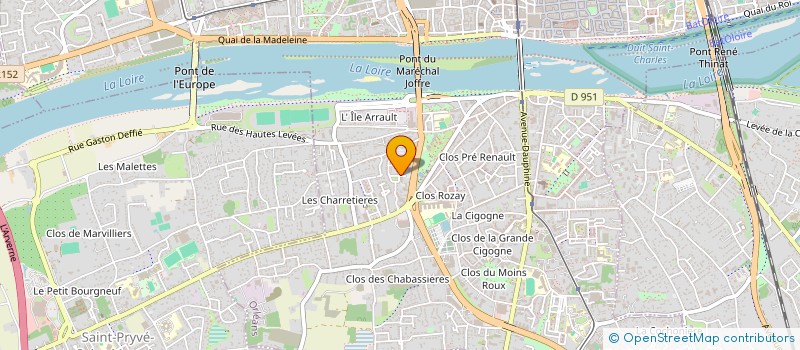 localisation de l'entreprise CMT à ORLEANS
