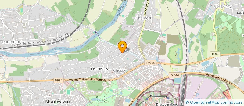 localisation de l'entreprise CMT  CHESSY