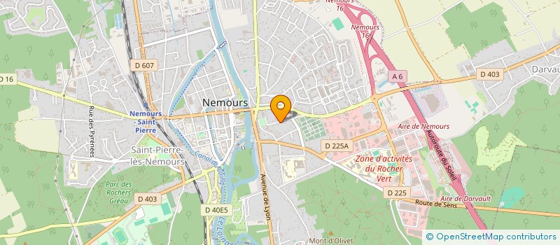 localisation de l'entreprise CMT  NEMOURS