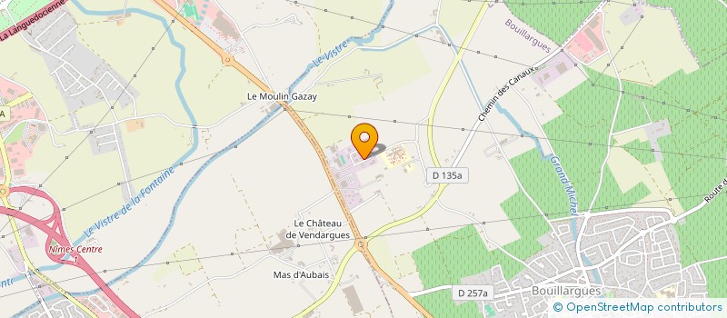 localisation de l'entreprise CMT  BOUILLARGUES