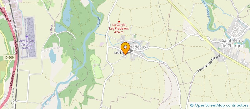 localisation de l'entreprise CMT FACADE  LES PRADEAUX