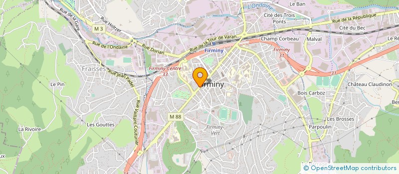 localisation de l'entreprise CMT FIRMINY à FIRMINY
