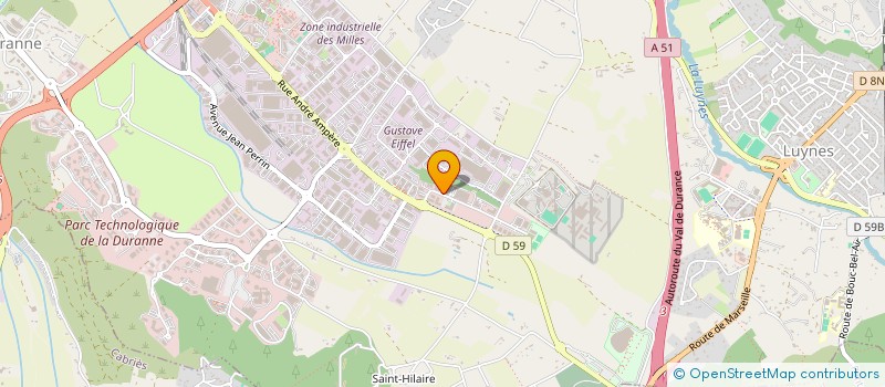 localisation de l'entreprise CMT GENIE ELECTRIQUE à AIX-EN-PROVENCE