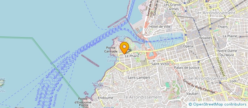 localisation de l'entreprise CMT IMMO  MARSEILLE