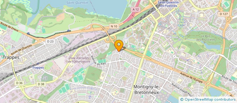 localisation de l'entreprise CMT IMMO  MONTIGNY-LE-BRETONNEUX