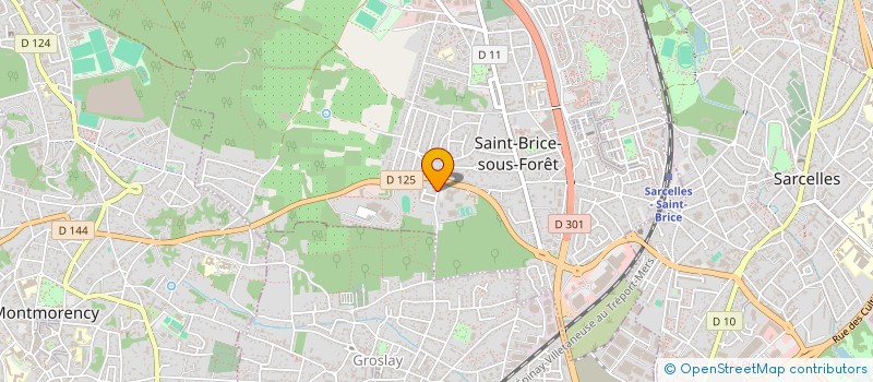 localisation de l'entreprise CMT IMMOBILIER à SAINT-BRICE-SOUS-FORET