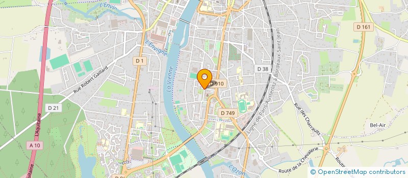 localisation de l'entreprise CMT JARDIN à CHATELLERAULT