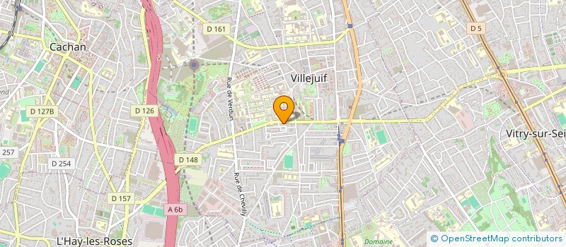 localisation de l'entreprise CMT SOL  VILLEJUIF