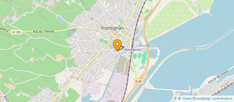 localisation de l'entreprise CMTB à FRONTIGNAN