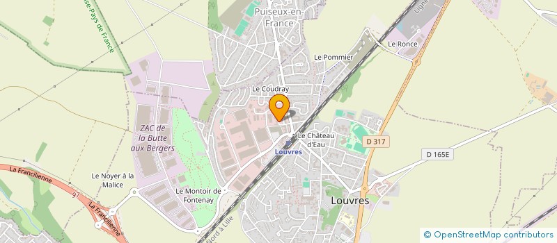 localisation de l'entreprise CMTEC à LOUVRES