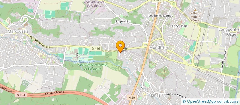 localisation de l'entreprise CMTF à LINAS