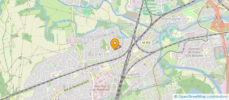 localisation de l'entreprise CMTF 67  LINGOLSHEIM