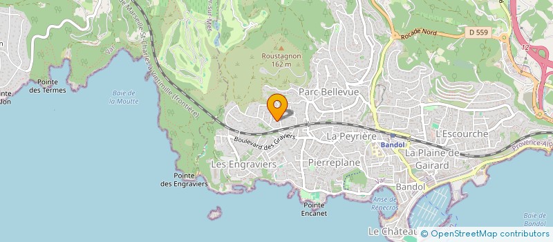 localisation de l'entreprise CMTL INVEST  BANDOL