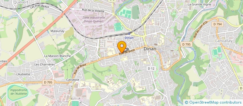 localisation de l'entreprise CMTM à DINAN