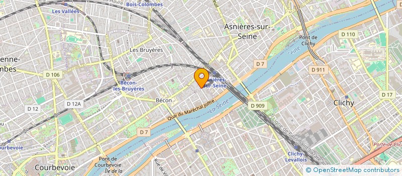 localisation de l'entreprise CMTM  ASNIERES-SUR-SEINE