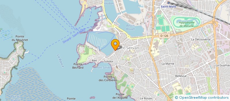 localisation de l'entreprise CMTP à SAINT-MALO