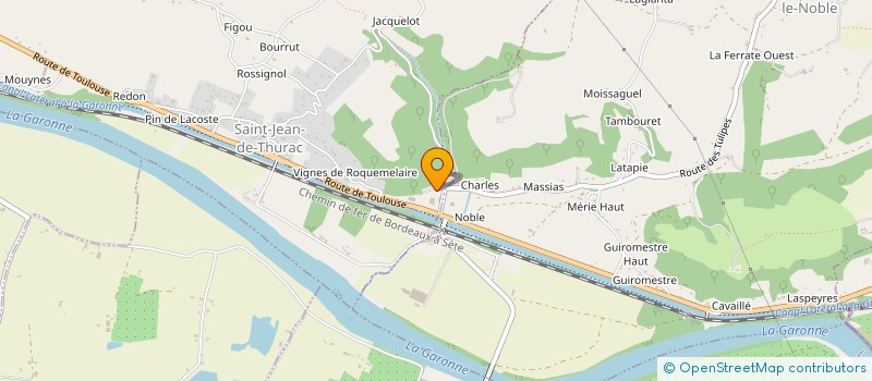 localisation de l'entreprise CMTP  SAINT-JEAN-DE-THURAC