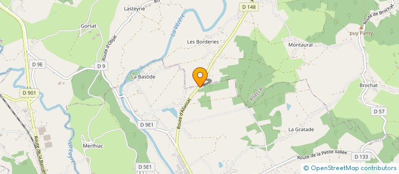 localisation de l'entreprise CMTP  SAINT-VIANCE