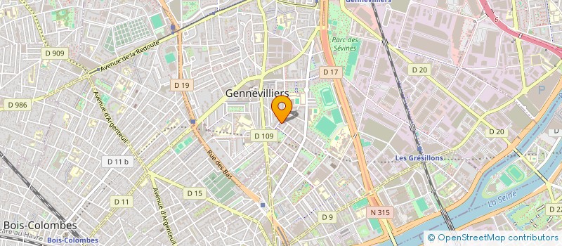 localisation de l'entreprise CMTR  GENNEVILLIERS