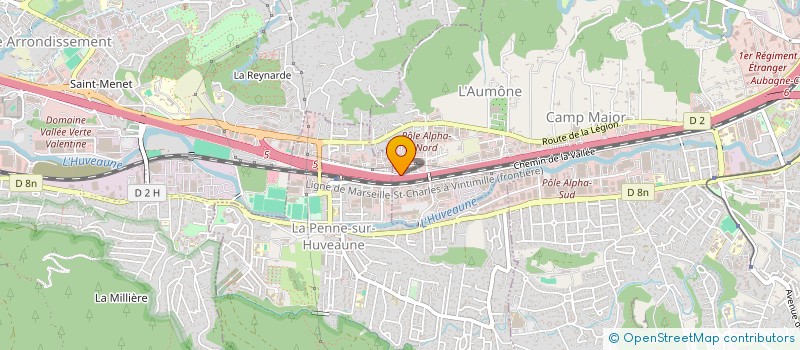 localisation de l'entreprise CMULTIMEDIA.COM  AUBAGNE