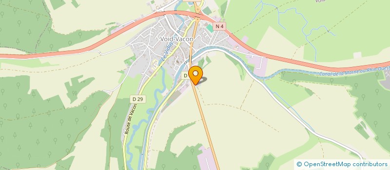 localisation de l'entreprise CMV à VOID-VACON