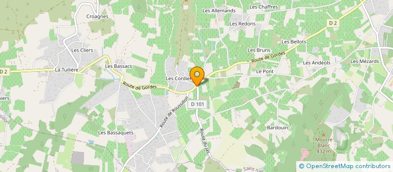 localisation de l'entreprise CMV à SAINT-SATURNIN-LES-APT