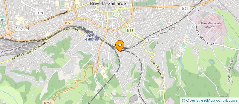 localisation de l'entreprise CMV  BRIVE-LA-GAILLARDE