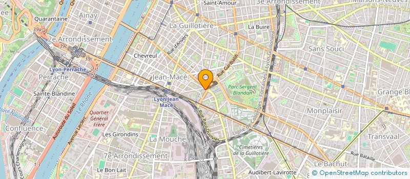 localisation de l'entreprise CMV  LYON