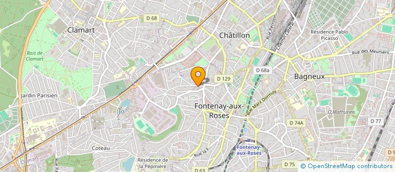 localisation de l'entreprise CMV à FONTENAY-AUX-ROSES