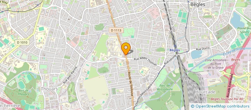 localisation de l'entreprise CMV  CARIGNAN-DE-BORDEAUX