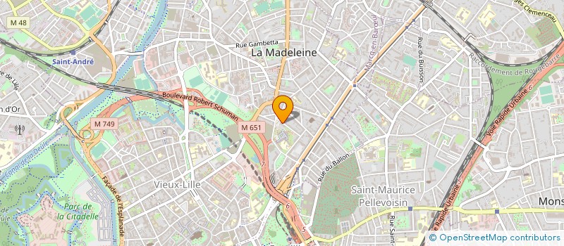 localisation de l'entreprise CMV à LILLE