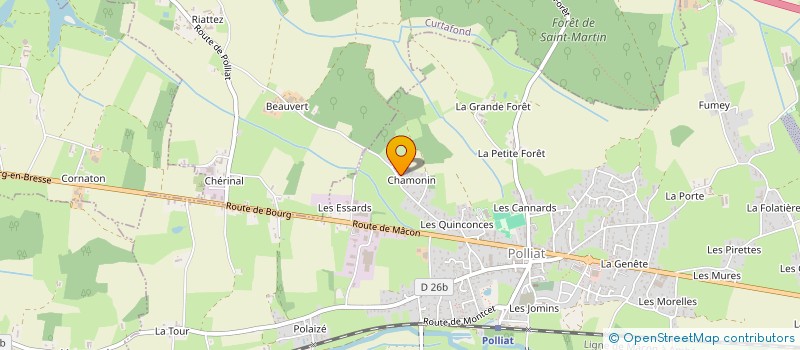 localisation de l'entreprise CMV AQUA VITA  POLLIAT