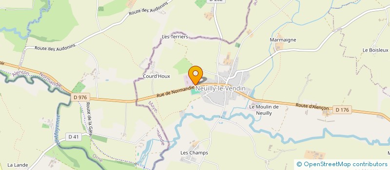 localisation de l'entreprise CMV AUTO TRUCK  NEUILLY-LE-VENDIN