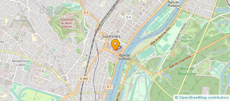 localisation de l'entreprise CMV BIJOUX à SURESNES