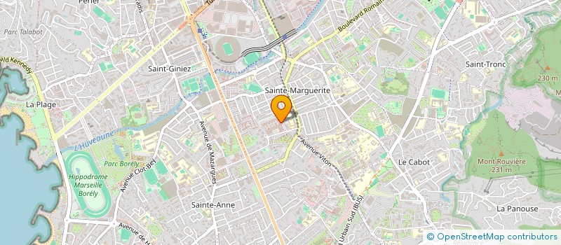localisation de l'entreprise CMV BTP à MARSEILLE